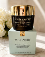 Estée Lauder Revitalizing Supreme+ Night Power Bounce Creme Moisturizer – Peptide Night Cream, 2.5 oz (75 mL)