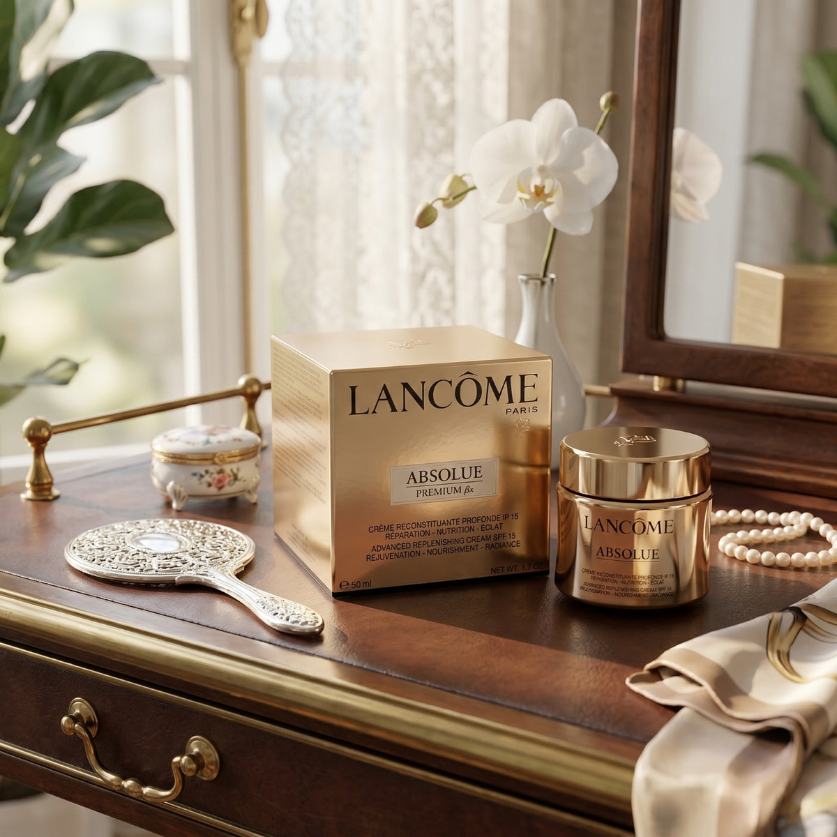 Lancôme Absolue Premium βx Replenishing & Rejuvenating Cream SPF 15 – 1.7 Oz (50 ml)
