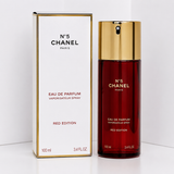 CHANEL N°5 Eau de Parfum Spray for Women 3.4 oz / 100 ml – Red Edition