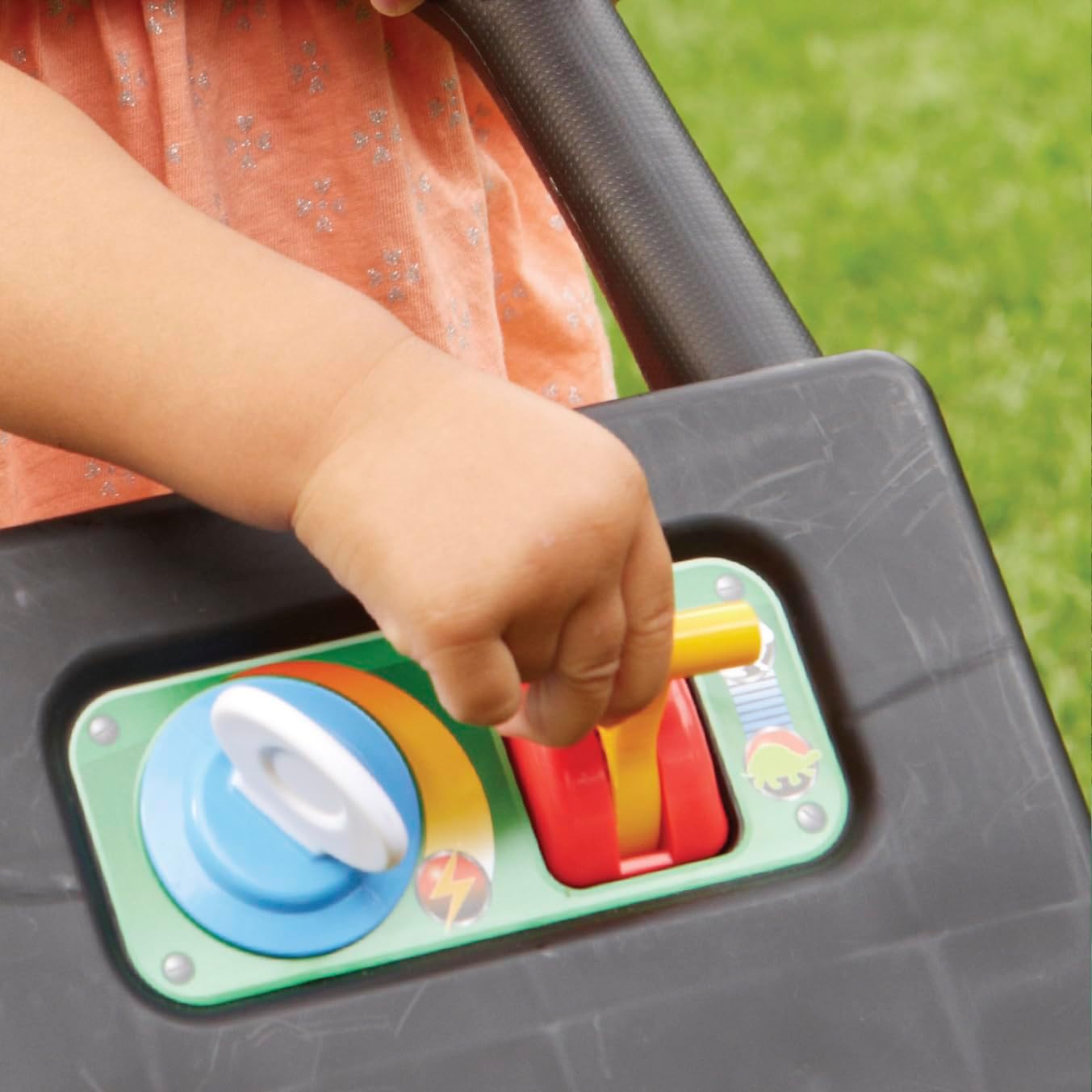 Little Tikes Gas 'n Go Mower - Realistic Lawn Mower for Outdoor Garden Play with Mechanical Sounds