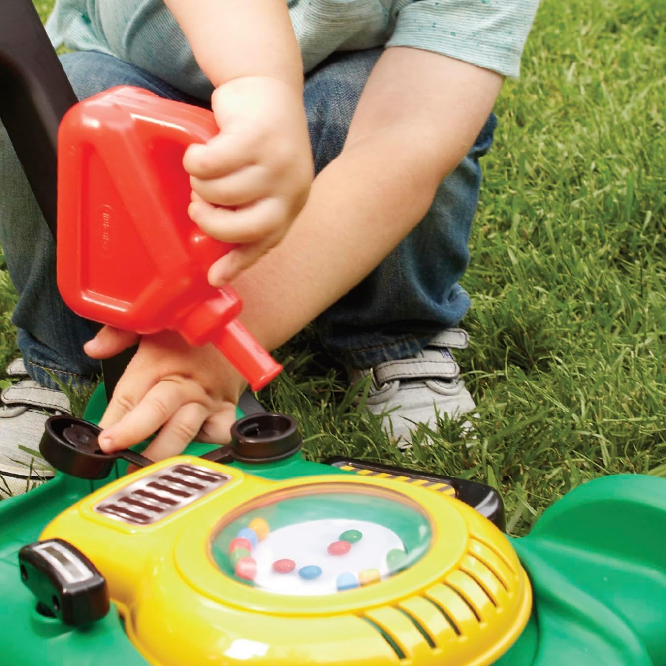 Little Tikes Gas 'n Go Mower - Realistic Lawn Mower for Outdoor Garden Play with Mechanical Sounds