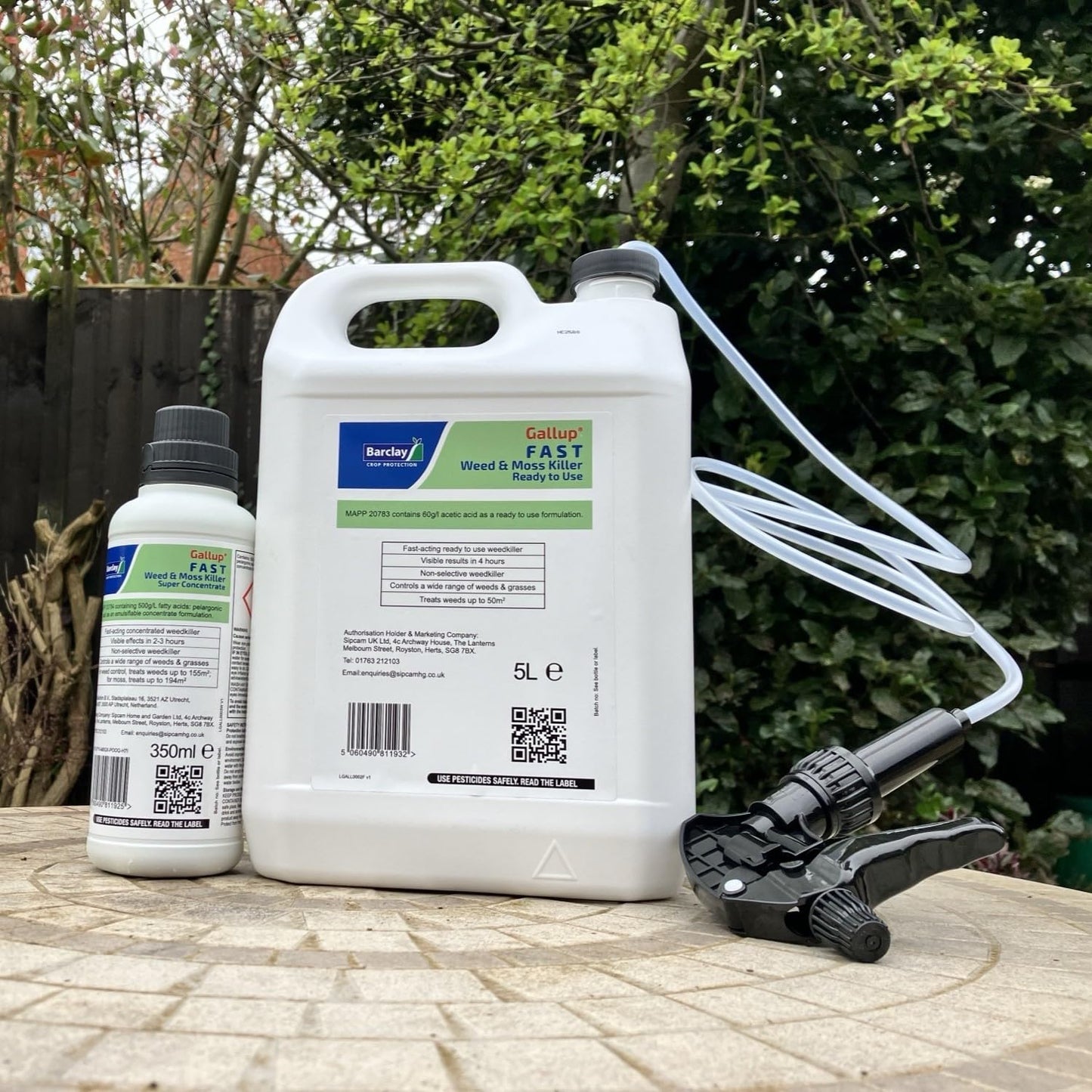 Gallup 5L RTU Fast-Acting Weedkiller & Moss Control - Visible Results in 24 Hours