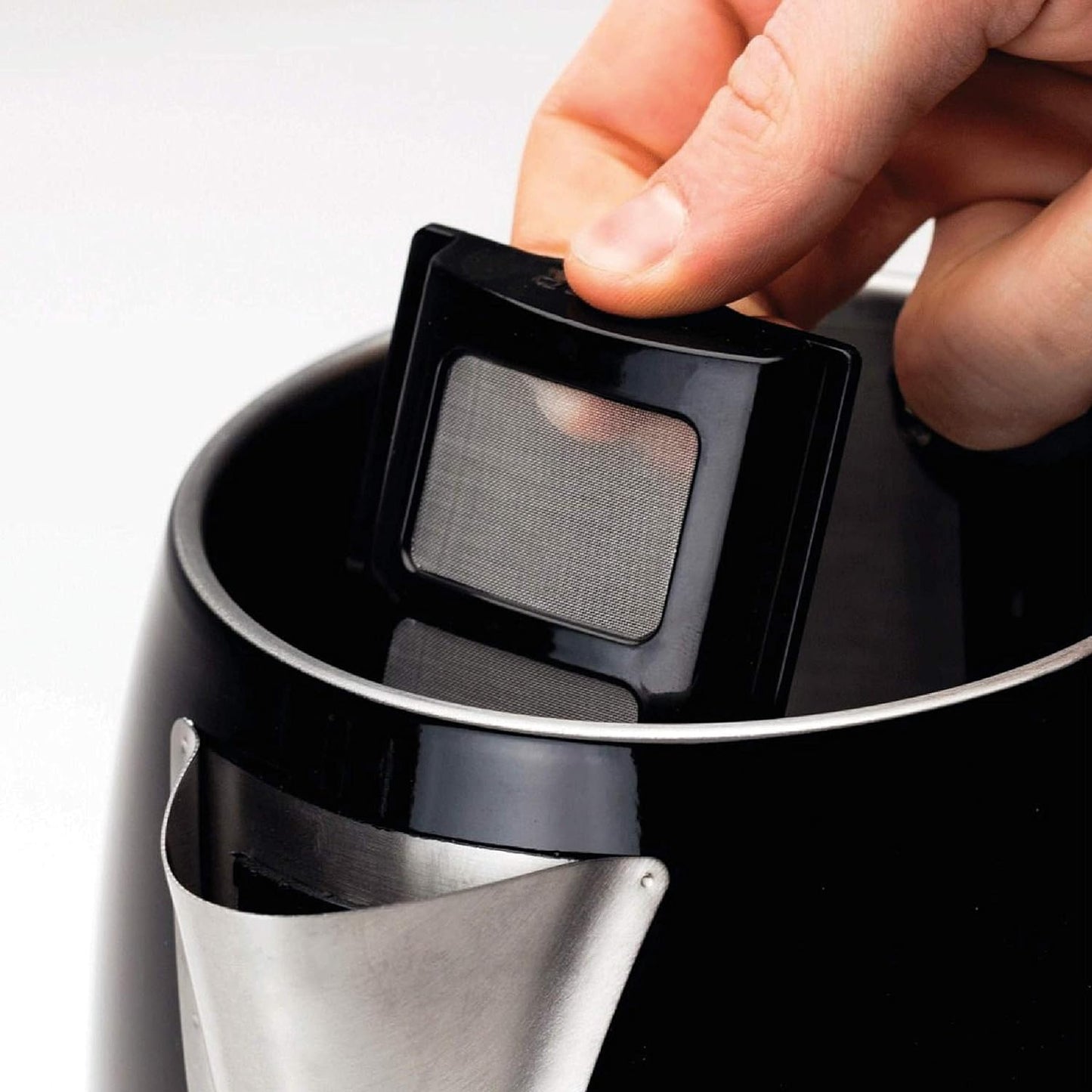 Haden Kettle Salcombe 1.7L Fast Boil Stainless Steel Auto Black & Copper