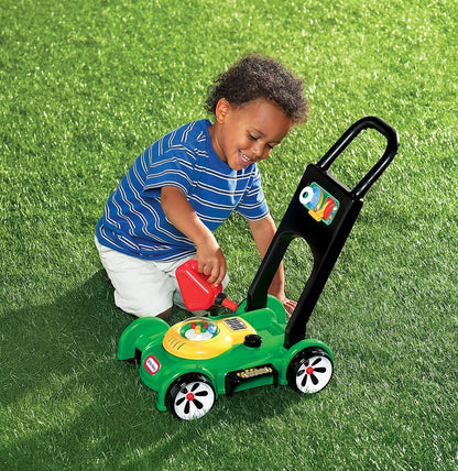 Little Tikes Gas 'n Go Mower - Realistic Lawn Mower for Outdoor Garden Play with Mechanical Sounds