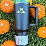 Stanley Halloween Quencher H2.0 FlowState Tumbler 40 OZ – Web Glow Black & Green