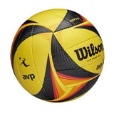 Wilson AVP OPTX Official Game Beach Volleyball – Yellow/Black