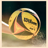 Wilson AVP OPTX Official Game Beach Volleyball – Yellow/Black