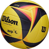 Wilson AVP official volleyball yellow black game ball