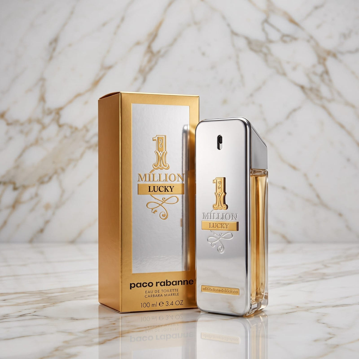 Paco Rabanne 1 Million Lucky Eau de Toilette 3.4 oz / 100 ml – Men's Fragrance